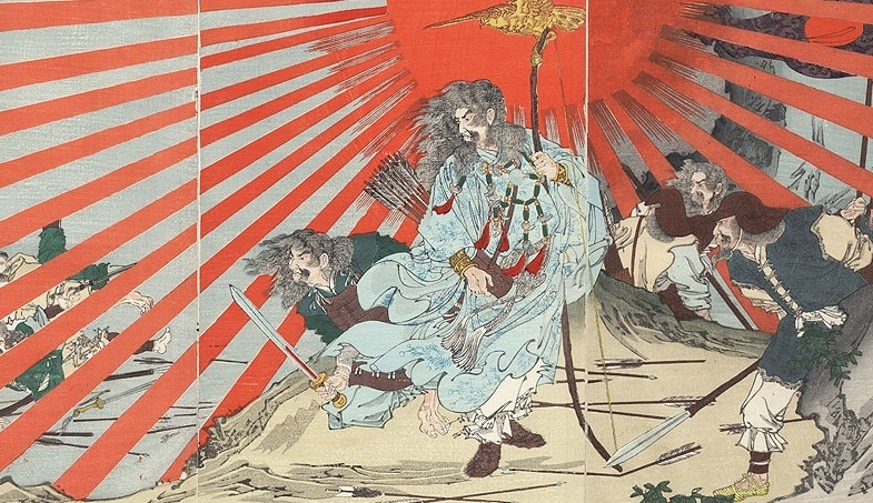 Solar Goddess Amaterasu, Divine Ancestor of the Japanese Imperial Family