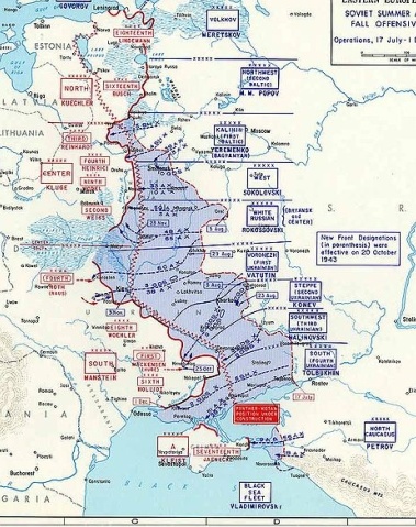 The 1943 autumn soviet offensives